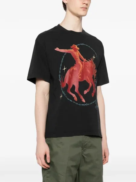 Tricou Melt cu imagine gri