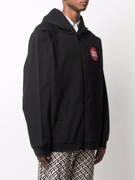 Hoodie Raf Simons μαύρο