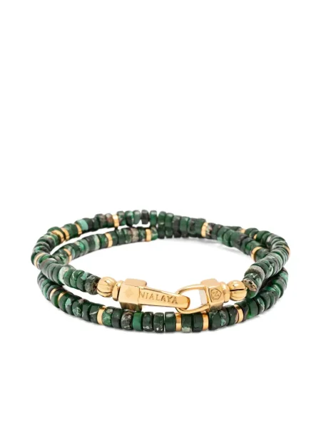 Гривна Nialaya Jewelry зелено