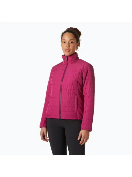 Női vitorlás dzseki Helly Hansen Crew Insulator magenta Méret: XS rózsaszín