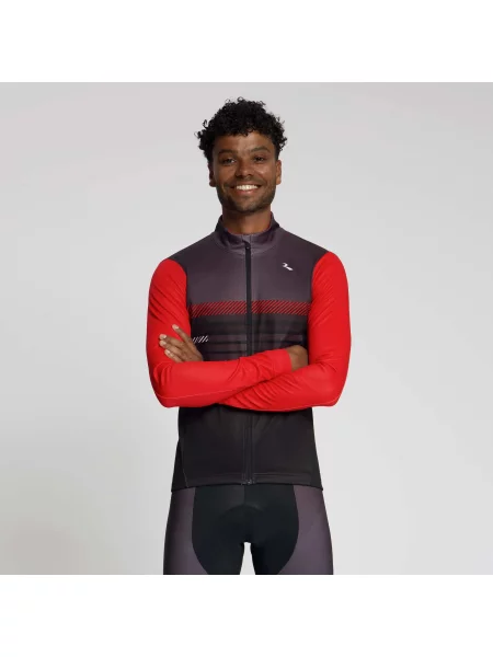 Zimowa kurtka rowerowa Rogelli Stryde czarna