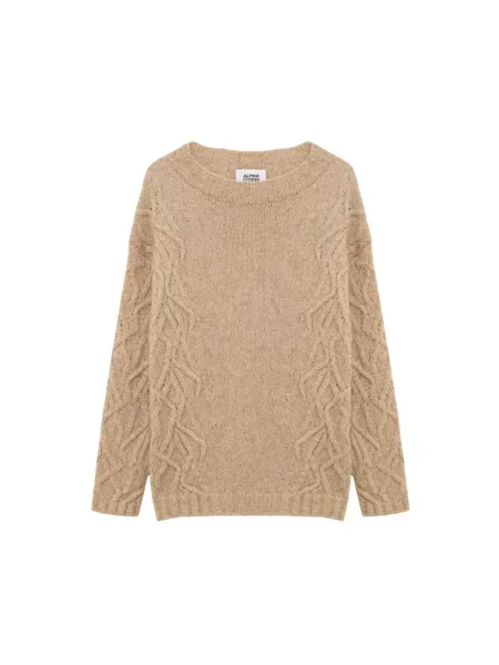 Sweter Alpha Studio beżowy