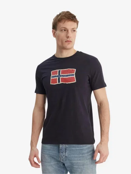 Napapijri Tricou S-Mahsa Bleumarin albastru