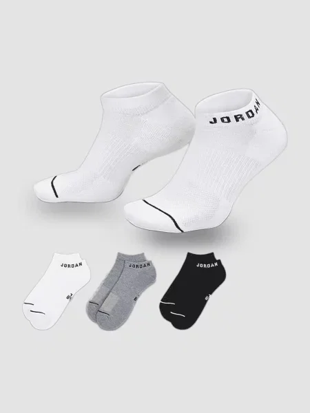 Jordan  Everyday No-Show Dri-Fit Набір шкарпеток Унісекс Білий/чорний білі