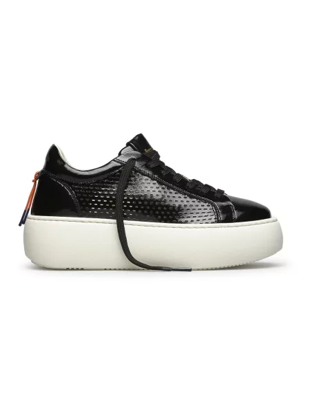 Sneakersy Barracuda skórzane czarne