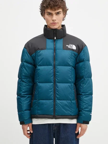 Μπουφάν με επένδυση από πούπουλα The North Face Lhotse Jacket ανδρικό τιρκουάζ
