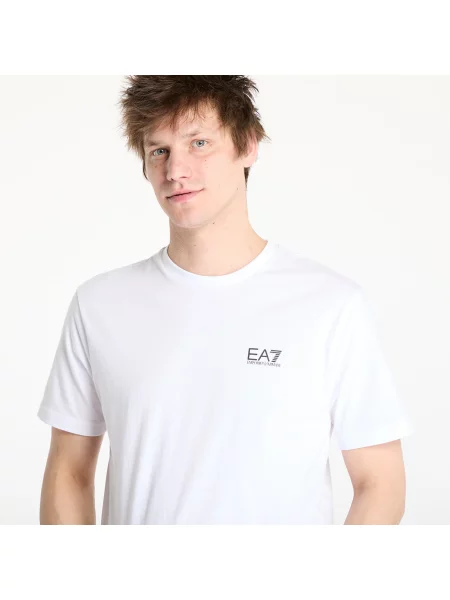 Тениска Emporio Armani Train Logo Series M Tee Ss White/ Black S бяло