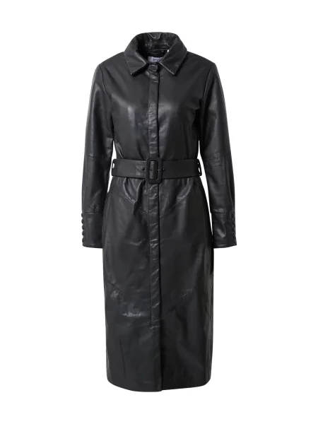 Maze Palton de primăvară-toamnă negru