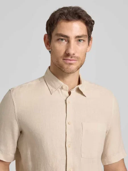 Koszula casualowa o kroju regular fit z czystego lnu Marc O'polo