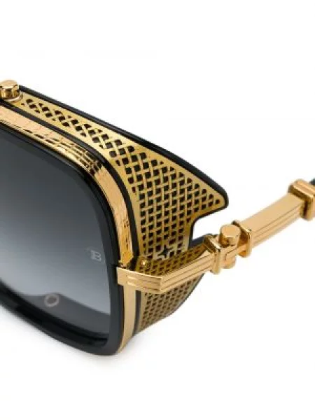 Sluneční brýle Balmain Eyewear s přechodem barev černé