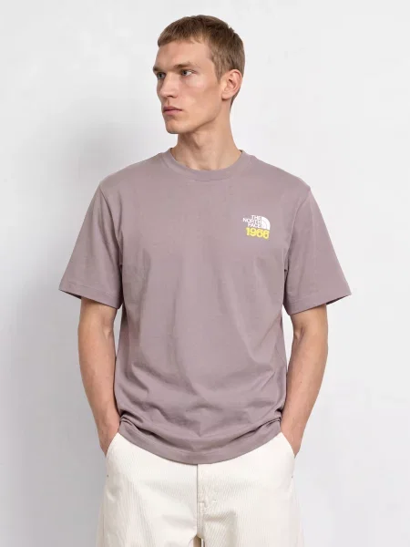 The North Face T-Shirt Motion lila biała