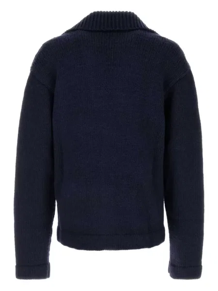 Cardigan 1989 Studio cu decolteu în V albastru