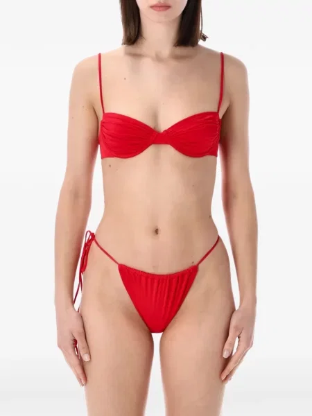 Bikini Belamer cu volane roșu