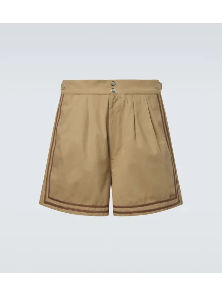 Bermuda kratke hlače Bode keper bež