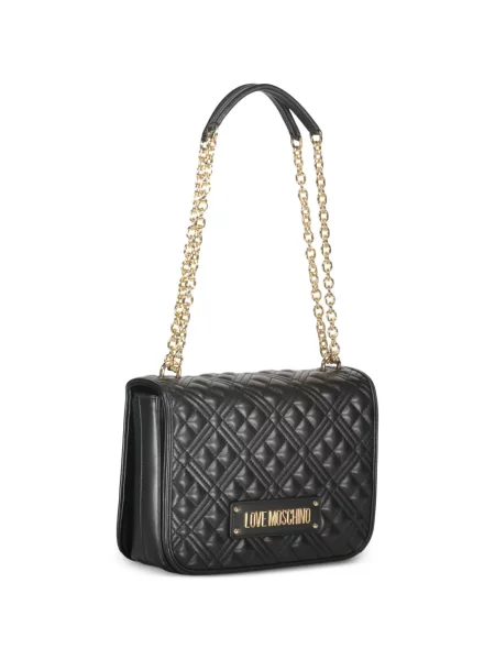 Colier Love Moschino matlasat negru