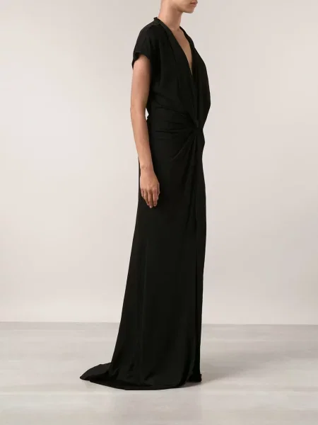 Rochie de seară Givenchy drapată negru