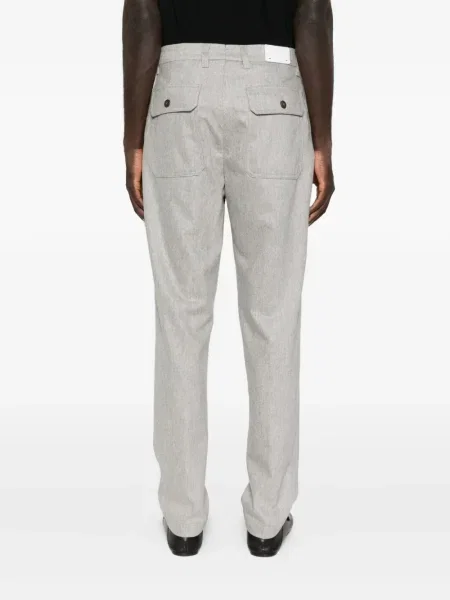 Pantaloni Eleventy plisate gri