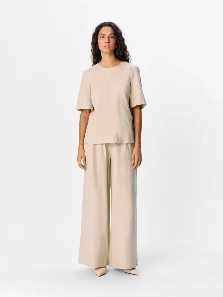OBJECT Pantaloni OBJVIGGO ecru