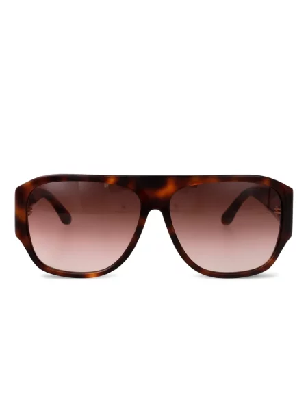 Ochelari de soare Isabel Marant Eyewear cu imprimeu geometric maro