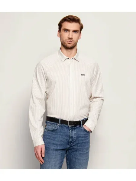 BOSS GREEN Cămașă ST_Excurse L | stretch bej