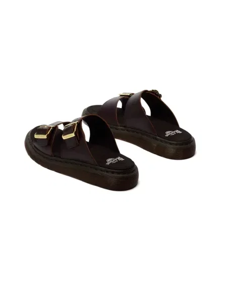 Klapki Dr. Martens brązowe
