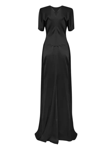 Rochie maxi Victoria Beckham de costum negru