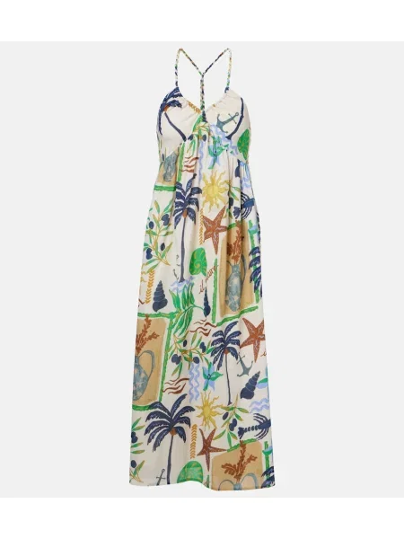 Rochie maxi Velvet de catifea cu imagine