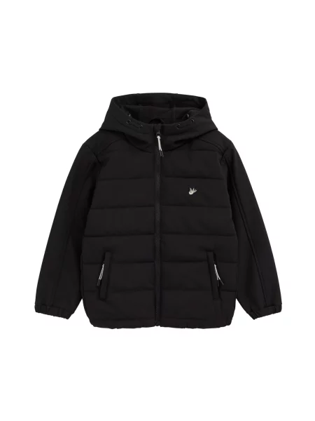 WE Fashion Geacă de primăvară-toamnă negru