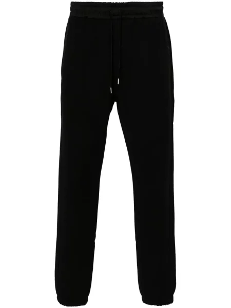 Pantaloni Saint Laurent cu broderie negru