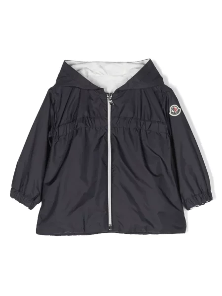 Kurtka dziecięca Moncler Enfant niebieska