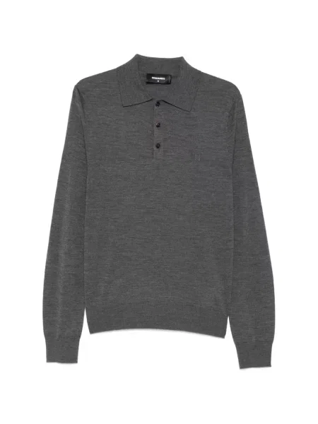 Polokošeľa Dsquared2 sivá