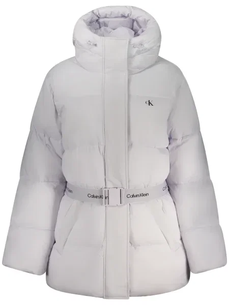 Geacă de blugi Calvin Klein Jeans violet