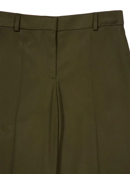 Pantaloni Stella Mccartney de lână plisate verde