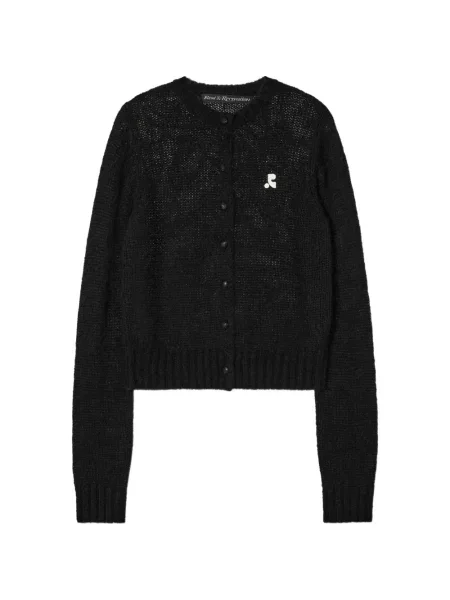 Cardigan Rest&recreation cu autograf negru