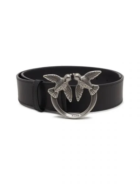 Pinko De piele LOVE BERRY H4 BELT VITELLO SET negru