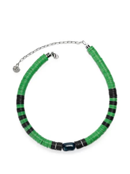 Colier Hijas De Puka cu mărgele verde