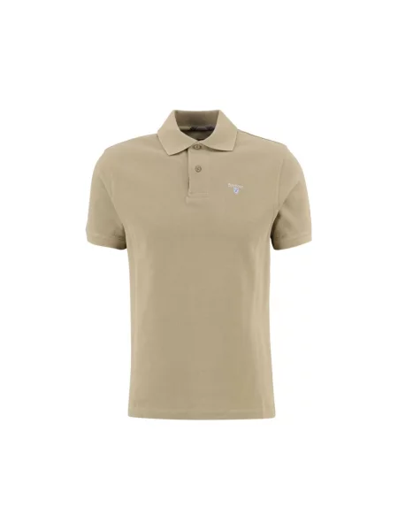 Koszulka polo Barbour beżowa