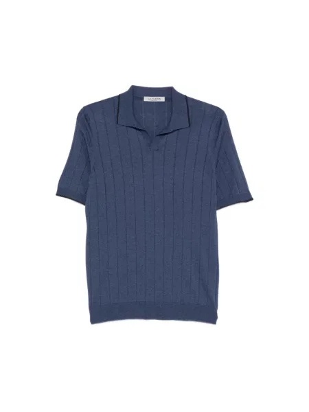 Polo La Fileria w paski niebieskie