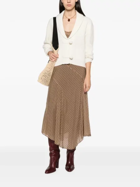 Gulerat cardigan Forte_forte tricotate
