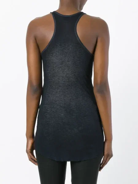 Top Avant Toi cu broderie negru