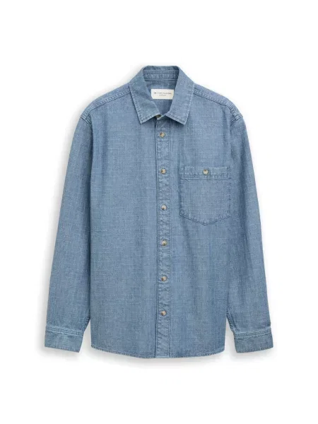 TOM TAILOR Cămașă denim albastru