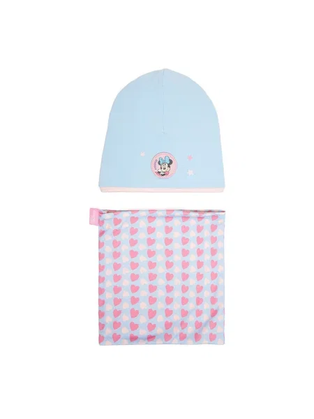 Komplet czapka i komin Mickey&Friends niebieska