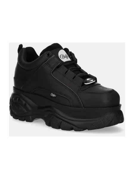 Sneakersy Buffalo skórzane czarne