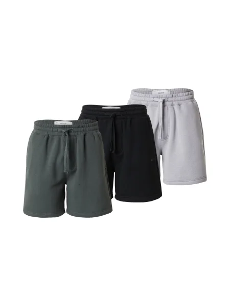 HOLLISTER Kalhoty šedá / jedle černá