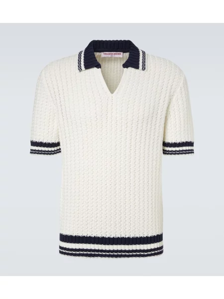Polo Orlebar Brown cu dungi alb