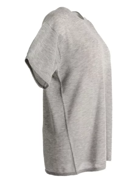 Tricou Toteme scurt gri