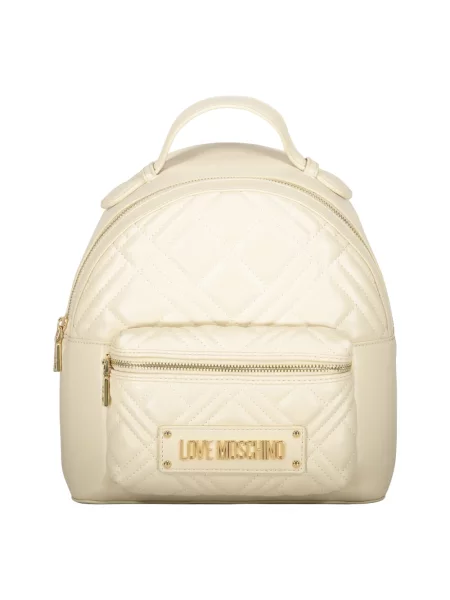 Plecak Love Moschino beżowy