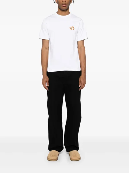 Tricou A Bathing Ape® cu broderie alb