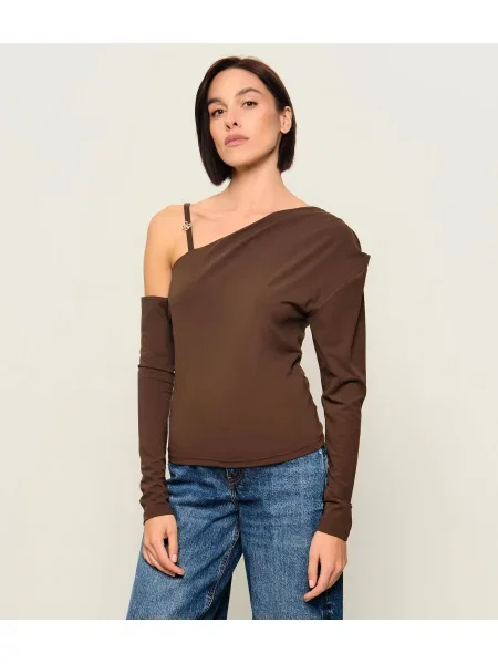 GUESS Bluză Zanita maro