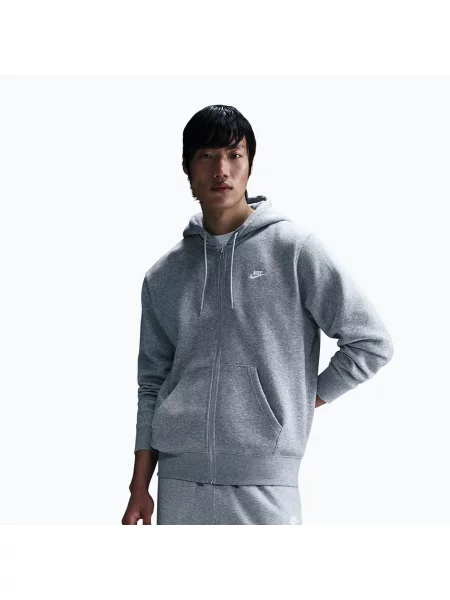 Hanorac cu glugă Nike alb